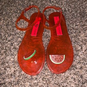 Katy Perry Watermelon Jelly Sandals Size 7